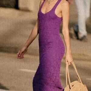 Sézane Women's Purple Dress